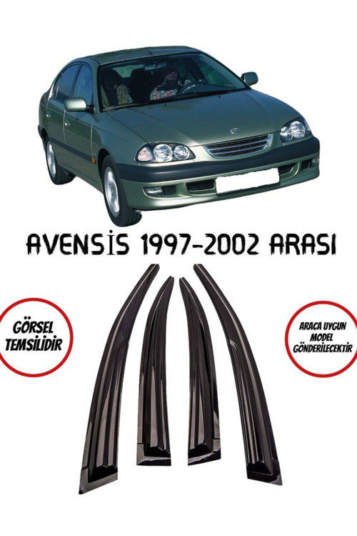 Toyota Avensis Cam Rüzgarlığı 4Lü 1997-2002 Arası