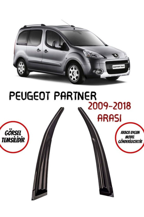 Peugeot Partner 2009-2018 Arası Cam Rüzgarlığı 2-Li