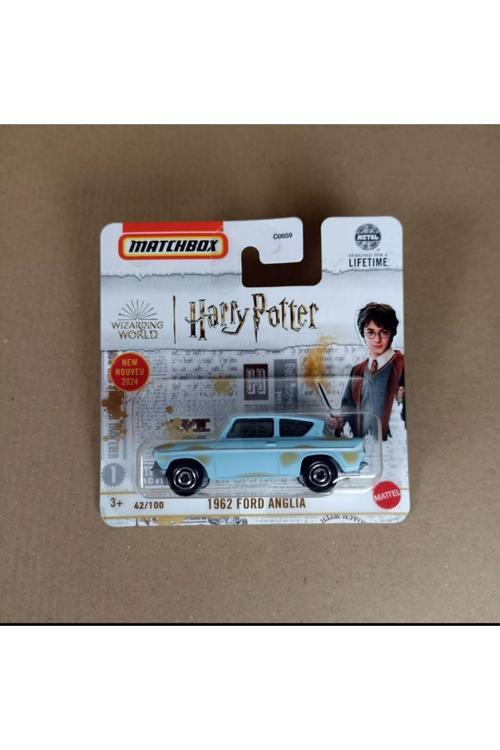 Matchbox Harry Potter 1/64 1962 Ford Anglia Mavi 2024 Koleksiyon Modeli Oyuncak Araba