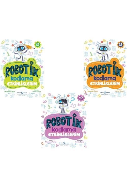 İş Bankası Kültür Yayınları Robotik Kodlama Etkinliklerim / 3 Kitap Set - Muammer Özkan -
