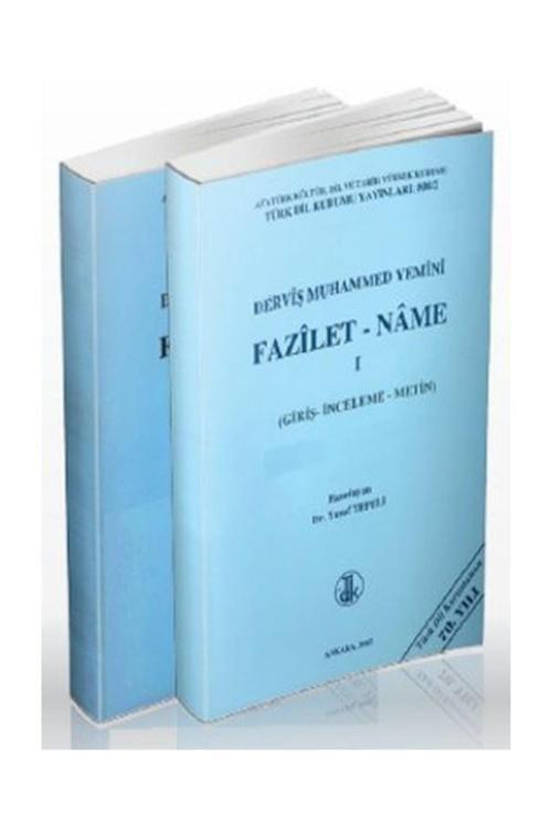 Türk Dil Kurumu Yayınları Derviş Muhammed Yemini Fazilet-Name 1-2 (2 Cilt Takım)