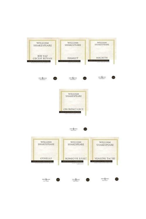 Türkiye İş Bankası Kültür Yayınları William Shakespeare 7 Kitap Hamlet - Othello - Romeo Ve Juliet - Macbeth -On Ikinci Gece