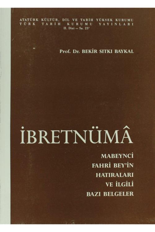Türk Tarih Kurumu Yayınları Ibretnüma