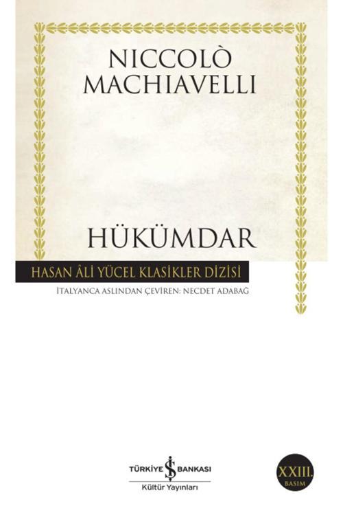 Türkiye İş Bankası Kültür Yayınları Hasan Ali Yücel Serisi Hükümdar