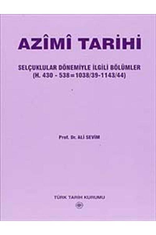 Türk Tarih Kurumu Yayınları Azimi Tarihi