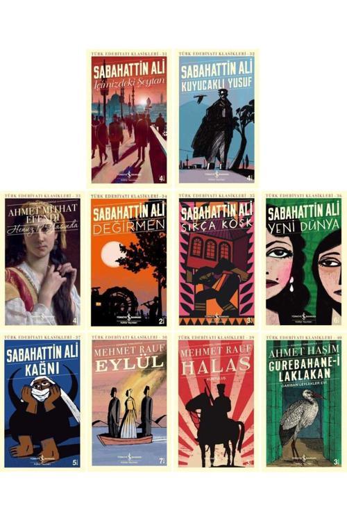 Türkiye İş Bankası Kültür Yayınları İş Bankası Türk Klasikleri 31-32-33-34-35-36-37-38-39-40-Kitap Seti