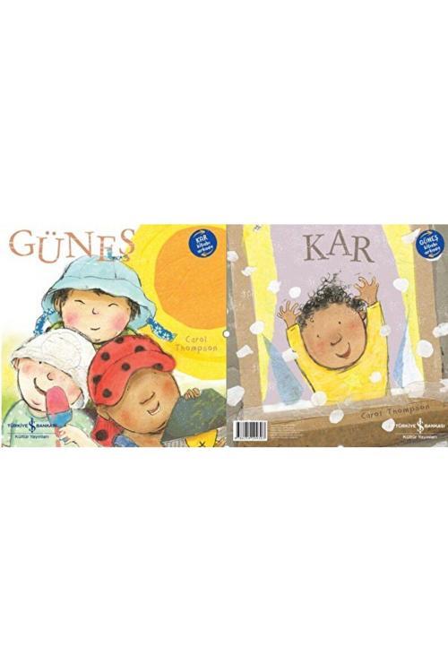 İş Bankası Kültür Yayınları Güneş - Kar (İki Kitap Bir Arada) / Carol Thompson / 9786254294303