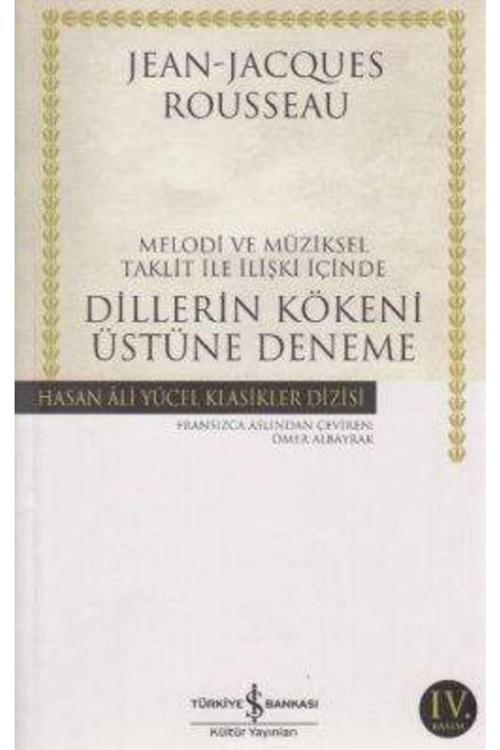 İş Bankası Kültür Yayınları Dillerin Kökeni Üstüne Deneme