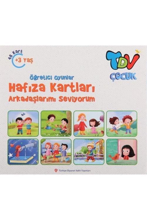 Diyanet Vakfı Yayınları Öğretici Oyunlar Hafıza Kartları Arkadaşlarımı Seviyorum Kolektif -