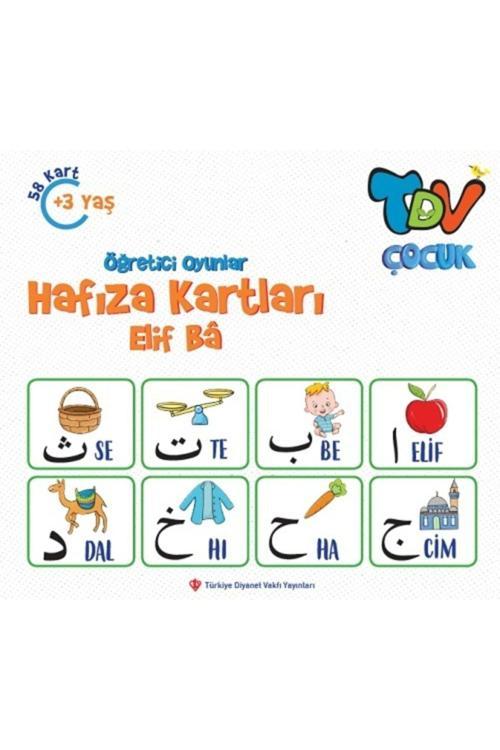 Diyanet Vakfı Yayınları Öğretici Oyunlar Hafıza Kartları Elif Ba 58 Kart Kolektif -