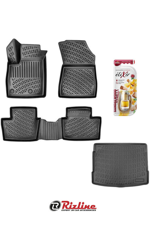 Volvo Xc-40 2025 Model 3D Havuzlu Paspas Ve Bagaj Havuzu Set+Araç Kokusu