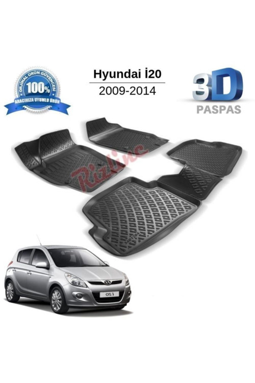 Hyundai I20 3D Havuzlu Paspas 2009-2014