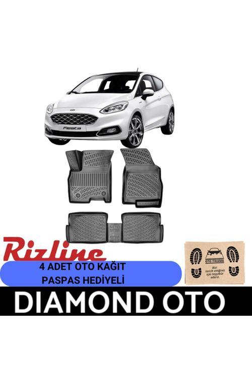 Ford Fiesta 3D Havuzlu Paspas 2017-2018-2019-2020-2021-2022-2023-2024-2025-2026