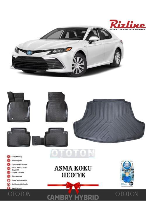 Toyota Camry Hybrit 2018-2024 Bagaj Havuzu Ve 3D Havuzlu Paspas -Hediyeli