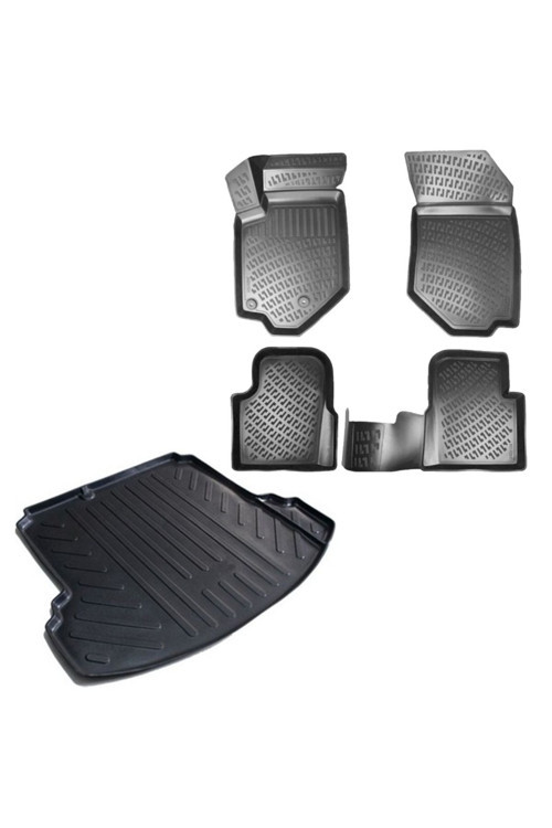 Volvo V60 2018 Araca Özel Üretim 3D Havuzlu Paspas Ve Bagaj Havuzu