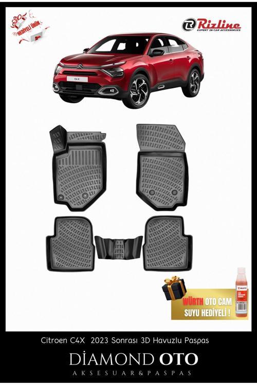 Citroen C4X 3D Havuzlu Paspas 2023-2024-2025