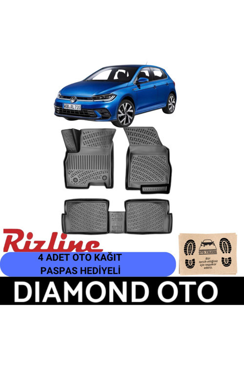 Volkswagen Polo 3D Havuzlu Paspas 2023-2024-2025-2026