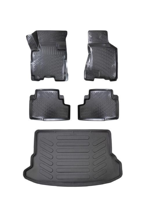 Hyundai Tucson 2004-2009 Araca Özel 3D Havuzlu Paspas Siyah Bmy