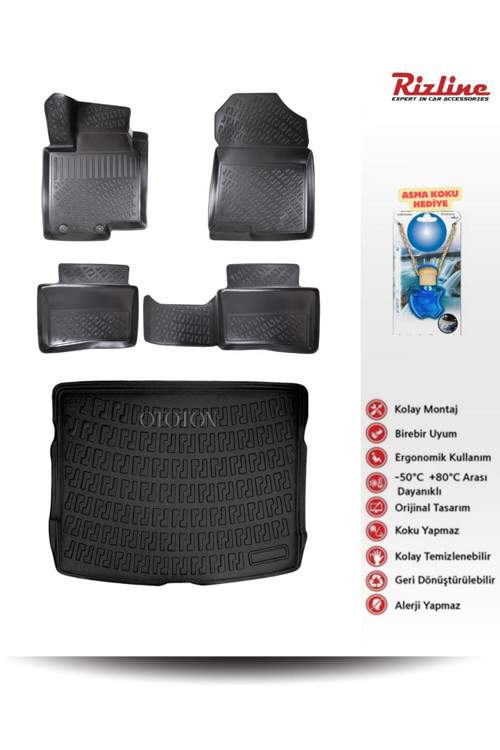 Volkswagen Jetta 2005-2011 Bagaj Havuzu Ve 3D Havuzlu Paspas -Hediyeli