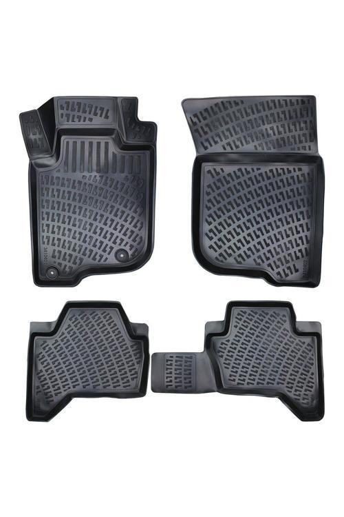Mitsubishi L200 2011 Uyumlu Araca Özel Tasarım 3D Havuzlu Paspas