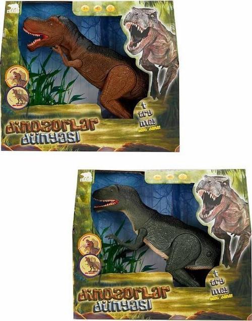 Oyuncak Sesli ve Işıklı Büyük Dinozor