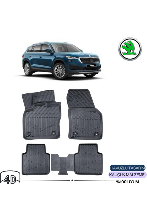 Skoda Kodiaq 2016 4D Havuzlu Paspas