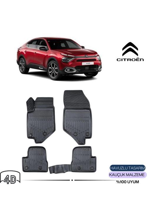 Citroen C4X Benzinli 2023 Sonrası 4D ( Araca Özel ) Premium Havuzlu Paspas