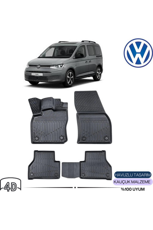 Volkswagen Caddy 2023 4D Havuzlu Paspas