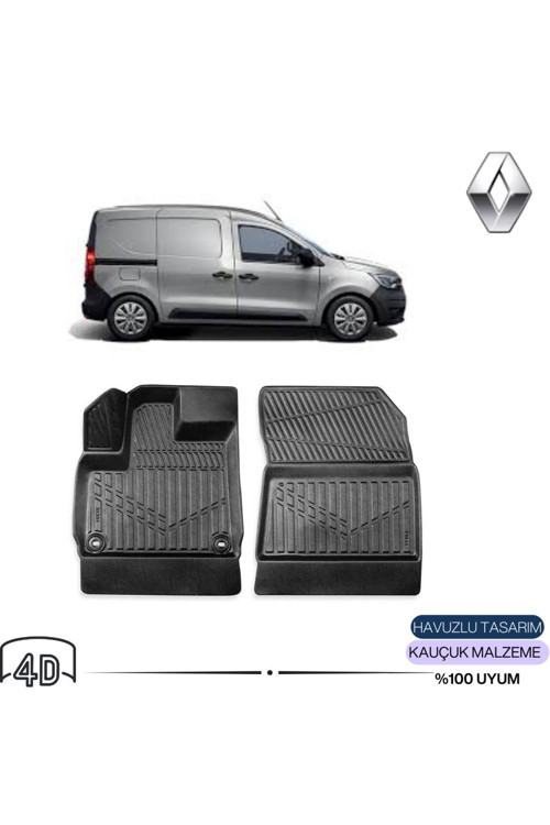 Renault Kangoo Van 2024 Sonrası 4D ( Araca Özel ) Premium Havuzlu Paspas