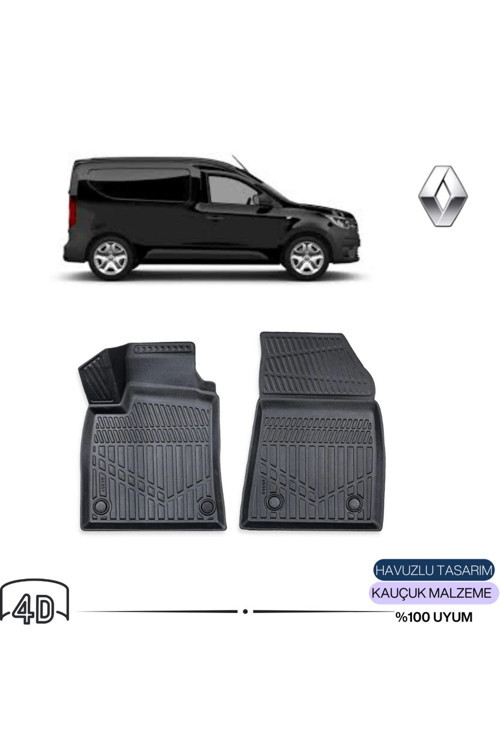 Renault Express Panelvan 2021 Sonrası 4D ( Araca Özel ) Premium Havuzlu Paspas