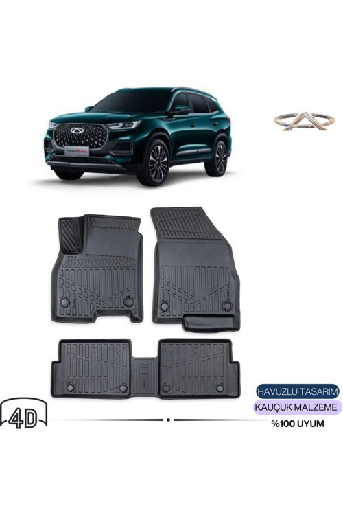 Chery Tiggo 8 Pro Luxury-Excellent 2024 4D Havuzlu Paspas