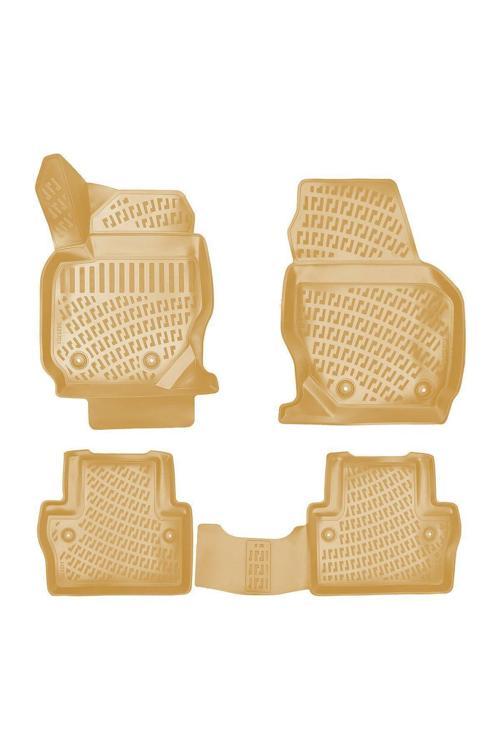 Volvo S80 2012 Araca Özel Tasarım 3D Havuzlu Bej Paspas