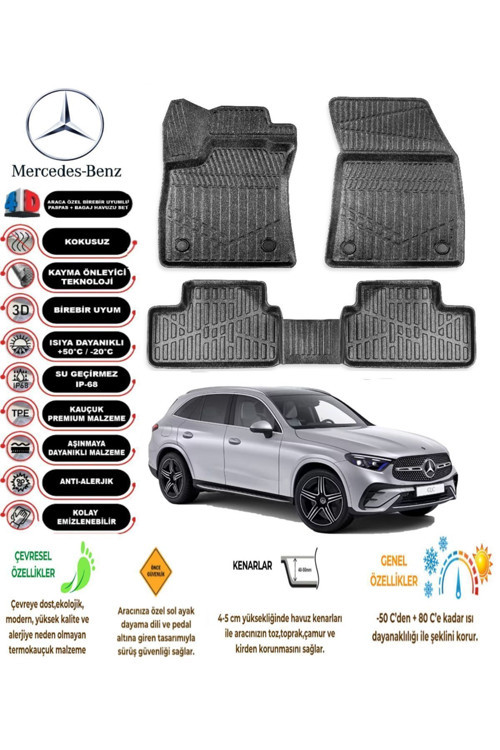 Mercedes Glc 2024 4D Havuzlu Paspas