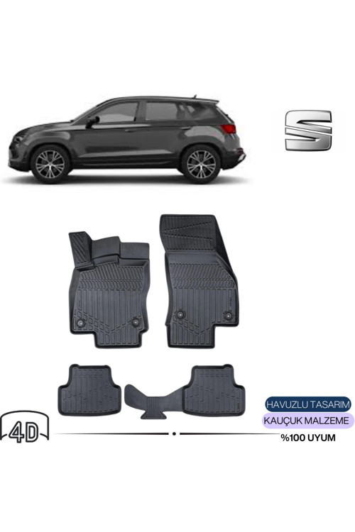 Seat Ateca 2019 4D Havuzlu Paspas
