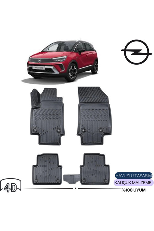 Opel Crossland 2021 4D Havuzlu Paspas