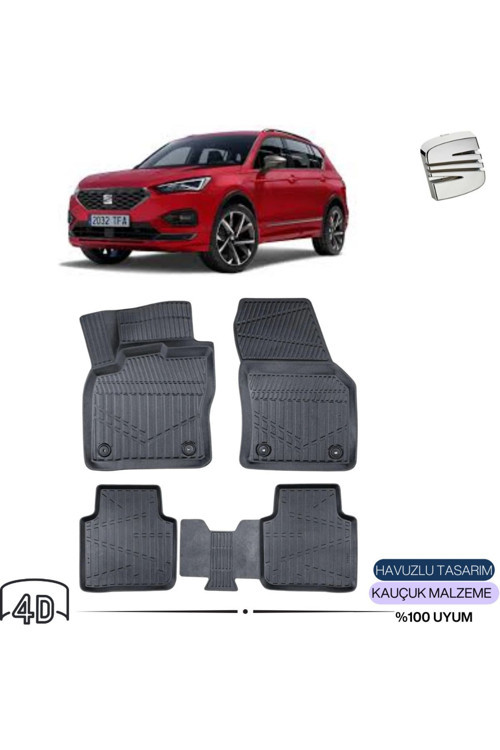 Seat Taracco 2023 4D Havuzlu Paspas