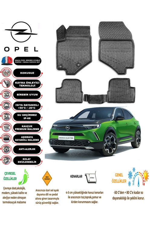 Opel Mokka 2024 4D Havuzlu Paspas