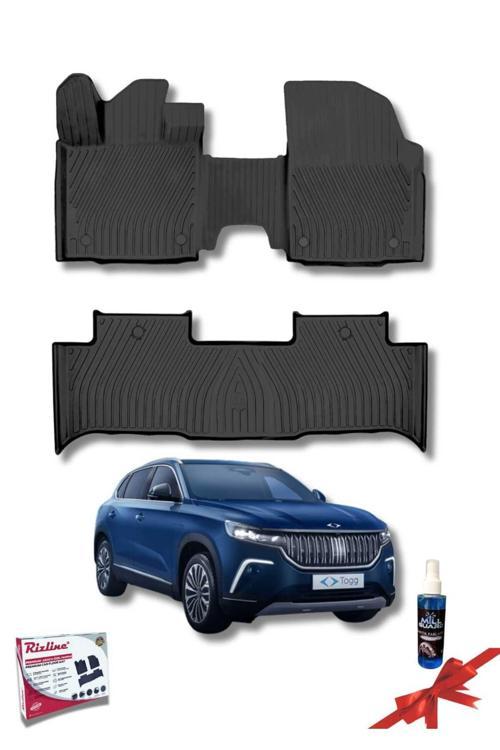 Rizline Togg T10X 2023 Ve Sonrası Premium Plus 3D Havuzlu Paspas (Özel Kutusunda)