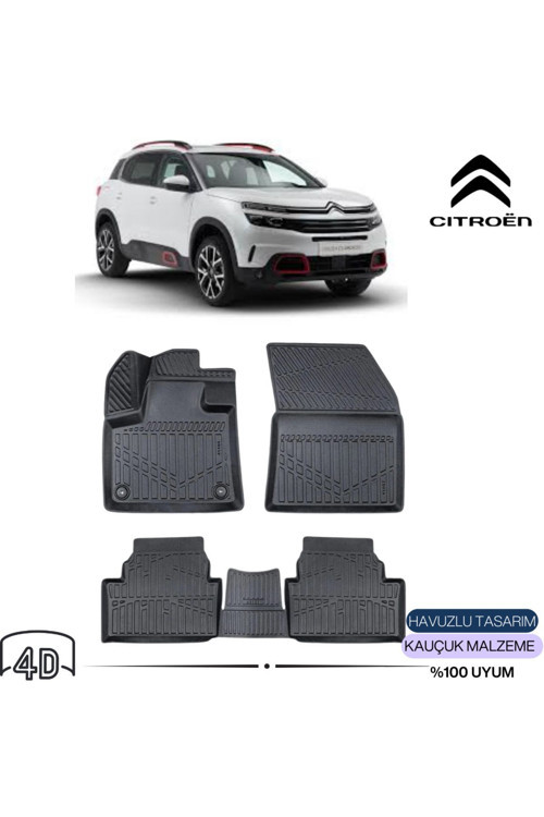Citroen C5 Aircross 2020 4D Havuzlu Paspas