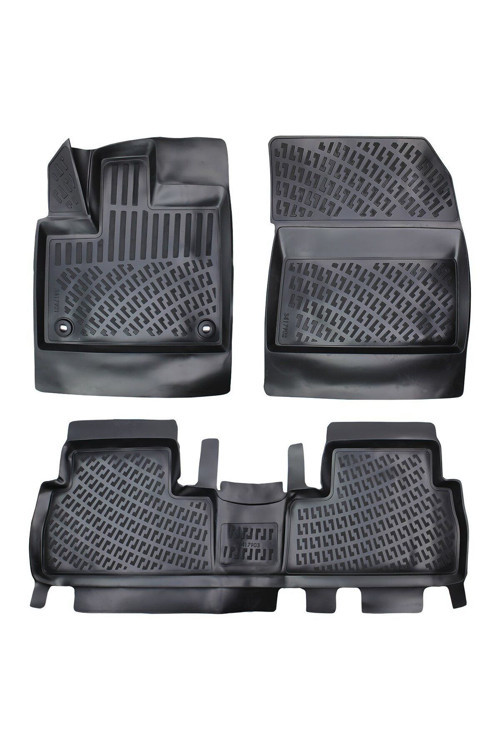 Peugeot Rifter Skypack Paket 2022 Araca Özel Tasarım 3D Havuzlu Paspas