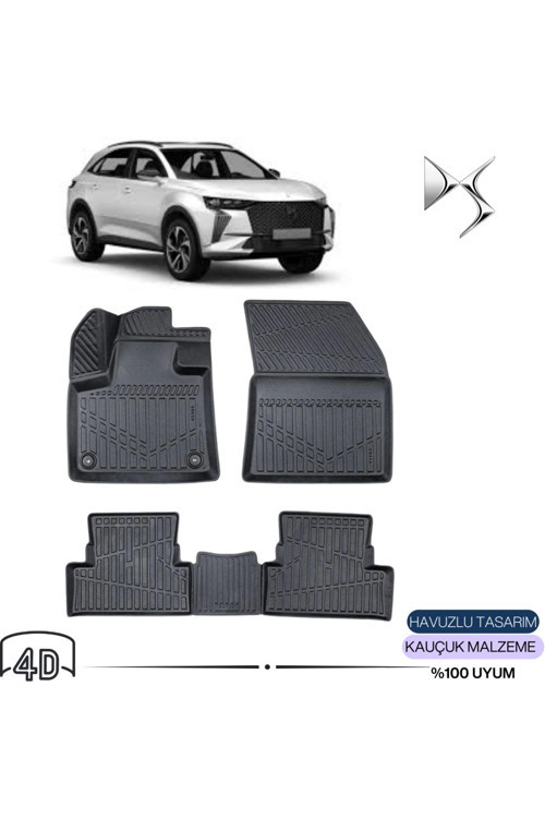 Ds Ds7 Crossback 2018-2022 4D ( Araca Özel ) Premium Havuzlu Paspas