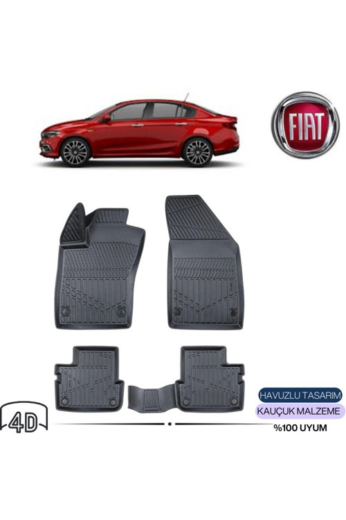 Fiat Egea Hybrıd 2023 4D Havuzlu Paspas