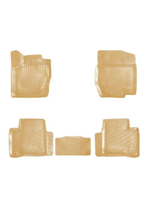 Mercedes Gl 2012 Araca Özel Tasarım 3D Havuzlu Bej Paspas