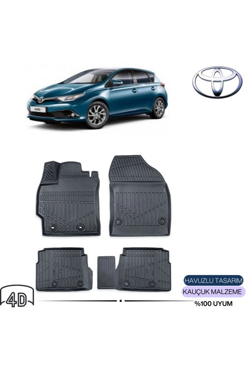 Toyota Auris 2017 4D Havuzlu Paspas