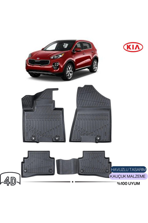 Kia Sportage 2018 4D Havuzlu Paspas