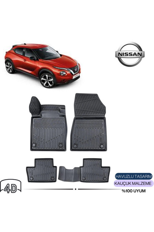 Nissan Juke 2020 Sonrası 4D ( Araca Özel ) Premium Havuzlu Paspas