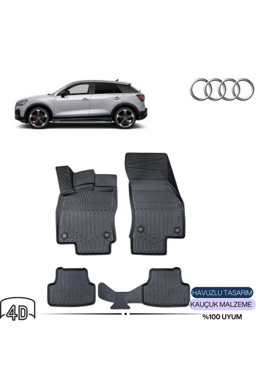Audi Q2 2021 4D Havuzlu Paspas