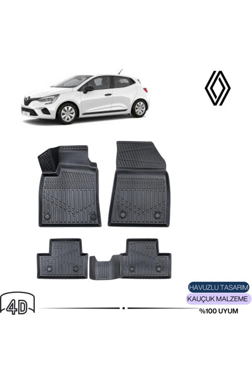 Renault Clio 4 2019 4D Havuzlu Paspas