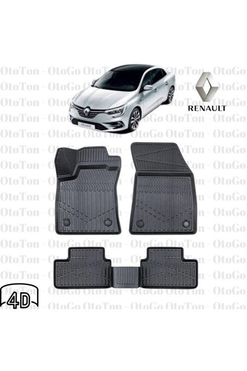 Renault Megane 4 2019 4D Havuzlu Paspas
