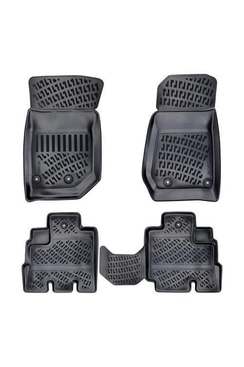 Jeep Wrangler Unlimited Jk 4-Kapı 2018 Araca Özel Tasarım 3D Havuzlu Paspas